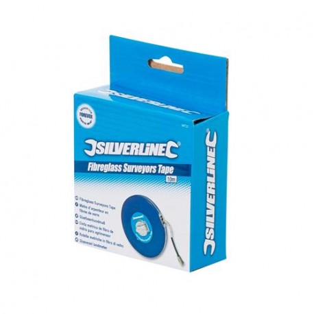 Cinta métrica de fibra de vidrio para agrimensor