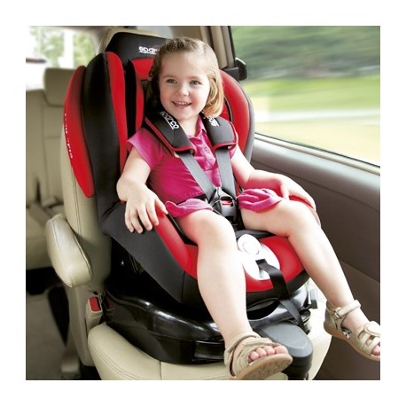 SILLA F500I GRUPO1 ROJA ISOFIX