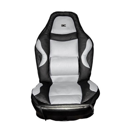 RESPALDO PIEL LOGO BC GRIS