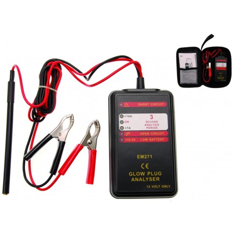 Analizador digital de calentadores 12V