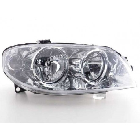 faro optica fiat punto del 2003 al 2005 lamparas h7 y h1 delantero derecho regulacion electrica