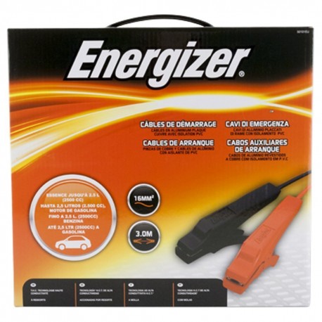CABLES ARRANQUE ENERGIZER 3M 220AMP 16MM