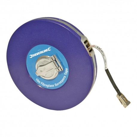 Cinta métrica de fibra de vidrio para agrimensor